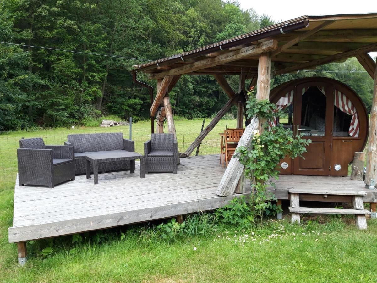 Schlummerfass An Der Bockmuehle Hohnstein Kültér fotó