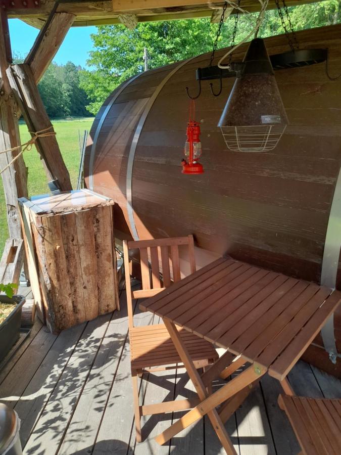 Schlummerfass An Der Bockmuehle Hohnstein Kültér fotó